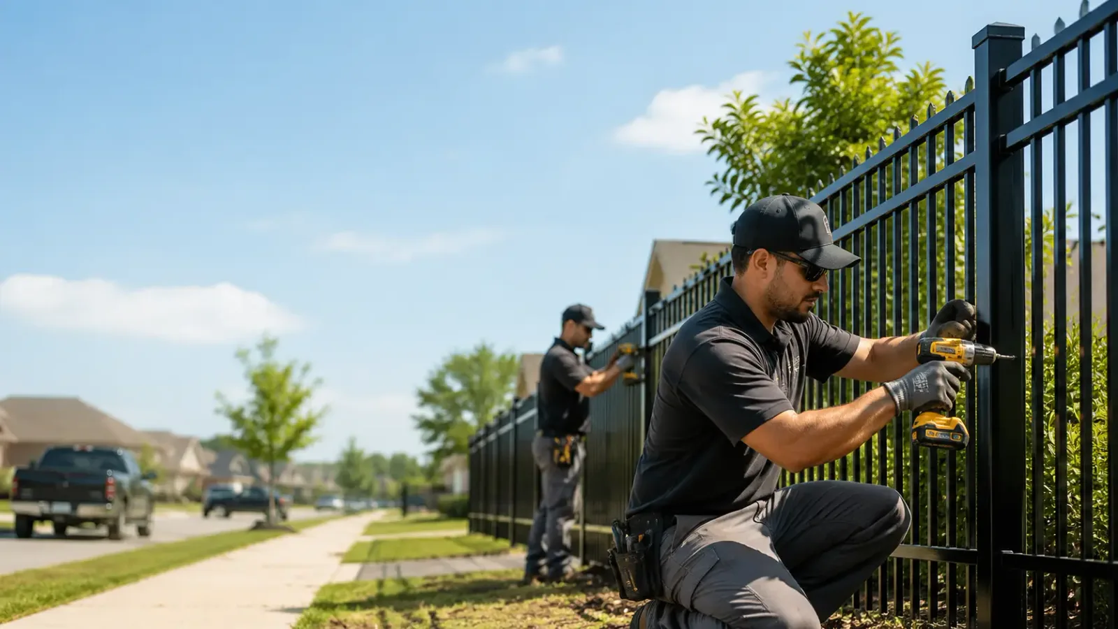 Metal Fence Installation in Beaverton, AL